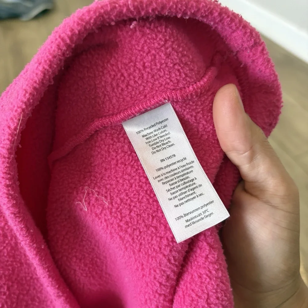 Vineyard Vines Pink 1/4 Zip Size Large L Mock Neck Pullover Long Sleeve - Picture 4 of 8